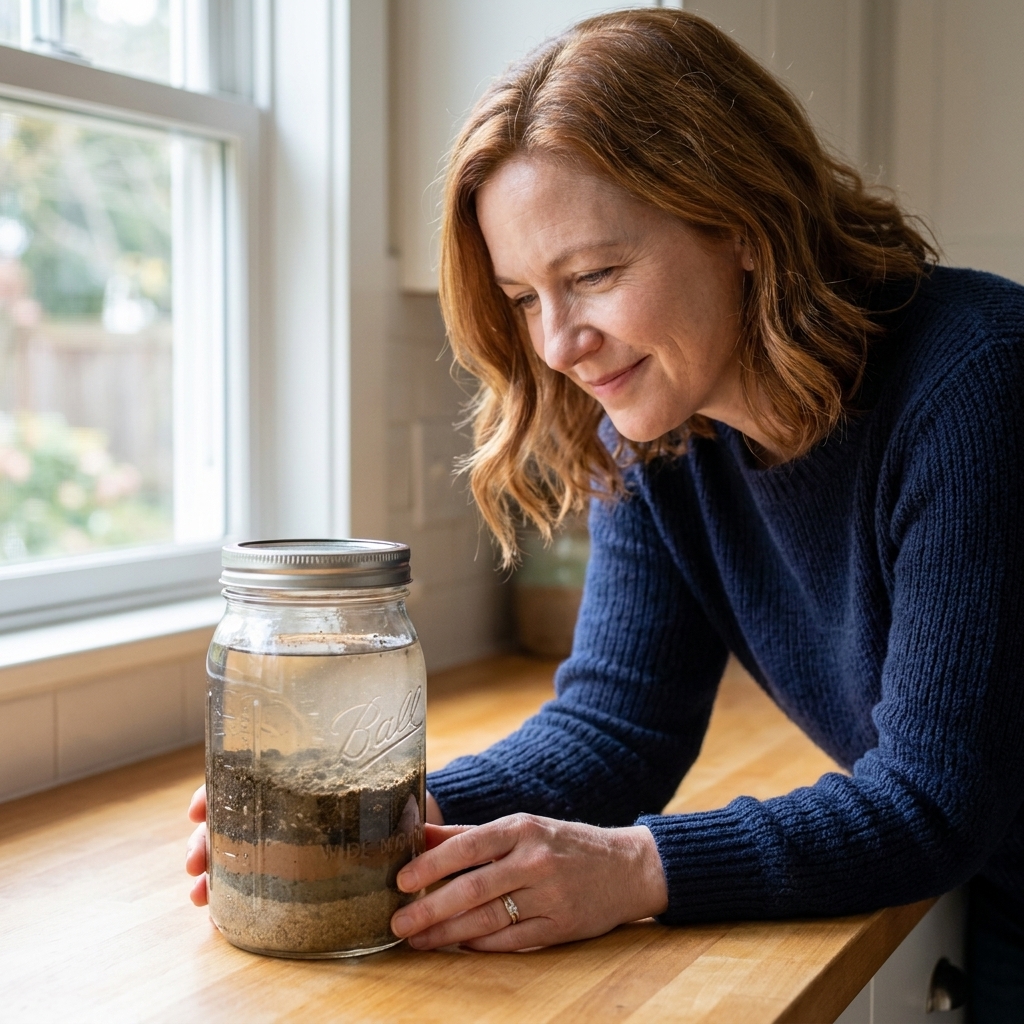 The Mason Jar Soil Test