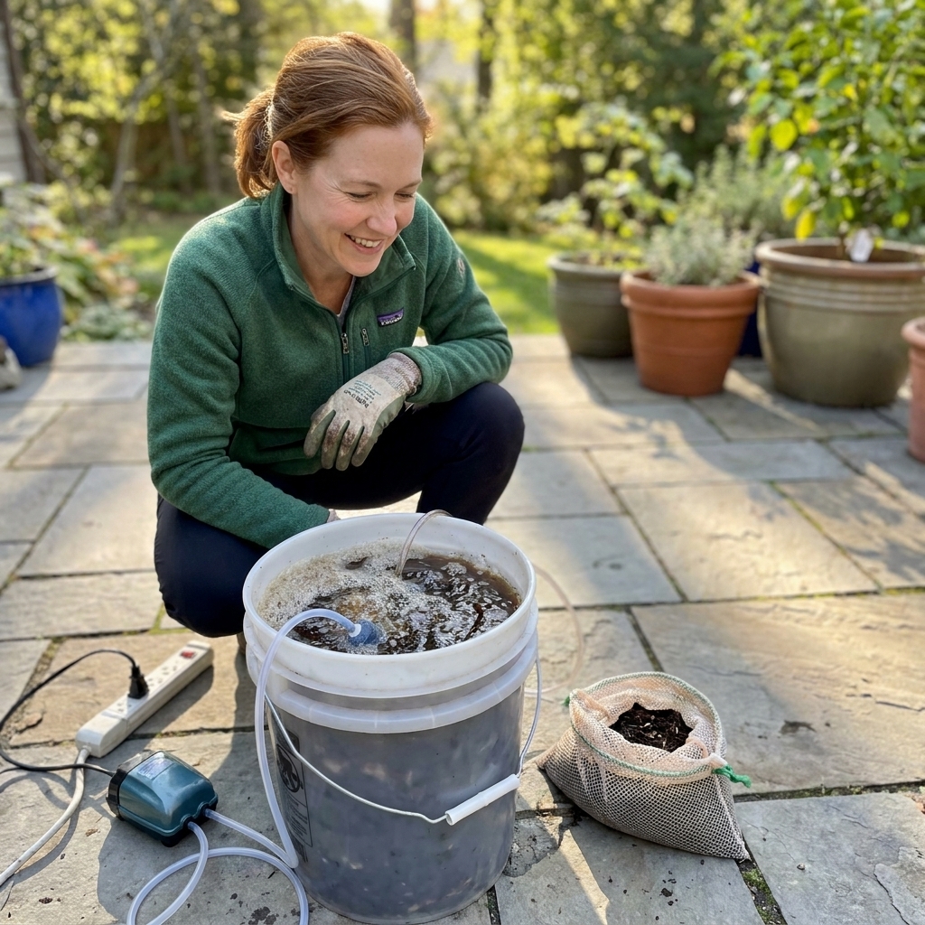 Aerated Compost Tea: Recipes and How to Use It