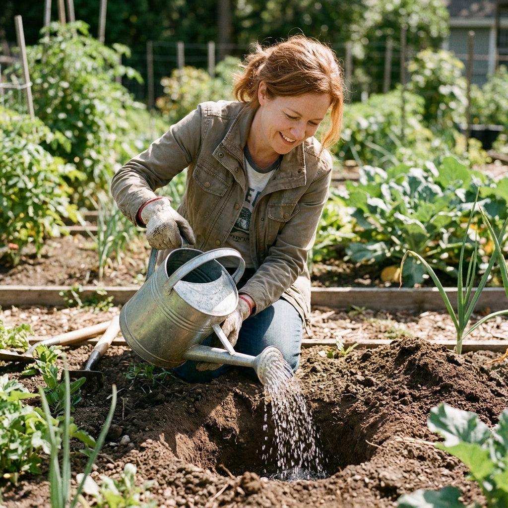 Soil Percolation Test for Garden Drainage
