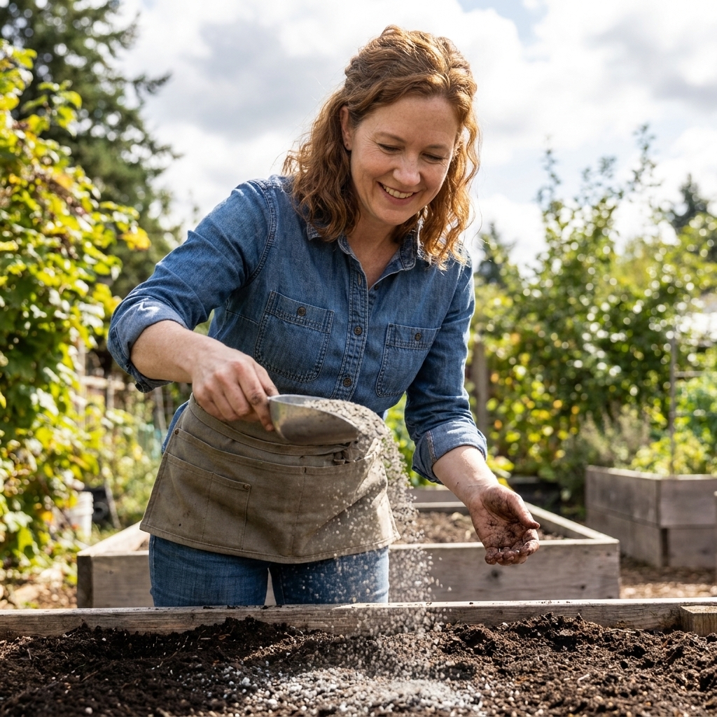 Rock Dust and Azomite for Garden Soil Remineralization
