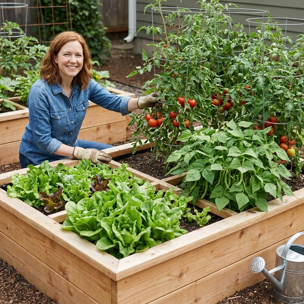Crop Rotation in Raised Beds