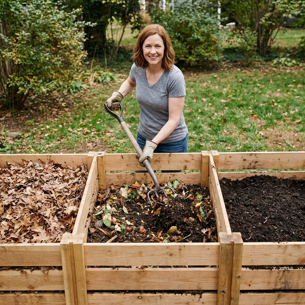 Three-Bin Compost System: Build It, Fill It, Finish It